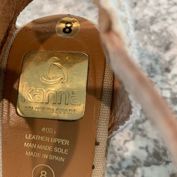 Sold New Kanna Blue Suede Platform Espadrilles. 8 - Picture 8 of 12